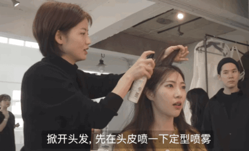 明星网红蓬松夹发图片,明星网红的时尚新宠